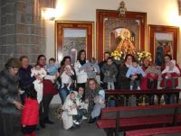Las madres con sus hijos