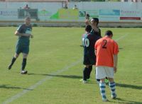 celebración del primer gol