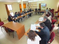 reunión de alcaldes en Santa Amalia