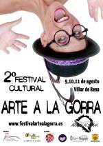 cartel del festival de Arte a la Gorra