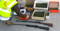 droga y armas intervenidas en yelbes