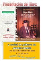 cartel del acto de homenaje a Pepe Nieto