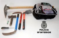 herremientas empleadas en el butrón