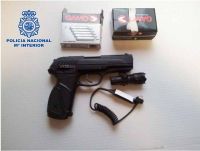 pistola intervenida