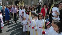 procesion del domingo de ramos en villanueva de la serena