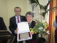 El alcalde y Victoria Martos