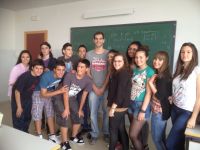 calderón y algunos alumnos