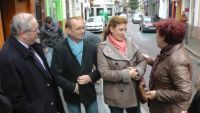Ángeles caso con el edil Manuel Núñez y otras autoridades