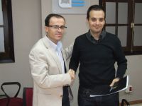 firma de la adhesión a la red ciudades