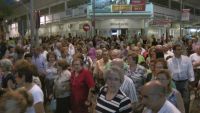 acompañantes en la procesion de San Bartolo de Villanueva dla Serena