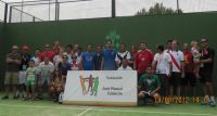 participantes en el torneo de pádel del tenis club