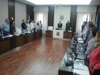 minuto de silencio en el pleno