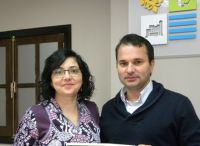 Matilde Escobar de Afads y Joaquín Pineda
