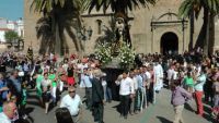 procesión de la Virgen de los Dolores en Villanueva
