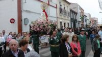 procesión del Pilar en Villanueva