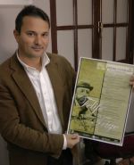 El concejal de cultura Joaquín Pineda, presentando los actos