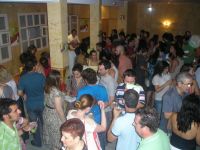 público en la inauguración