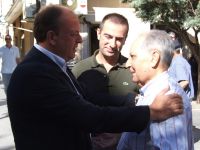 Manzano, en el medio, junto a Monago