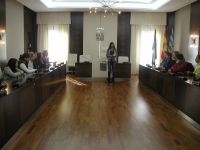 visita al salón de plenos