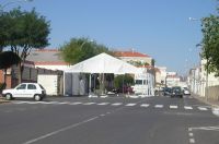 carpa en el barrio del pilar