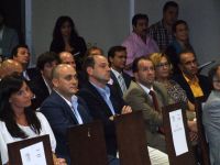 familiares de Calderón y representantes de Burger King
